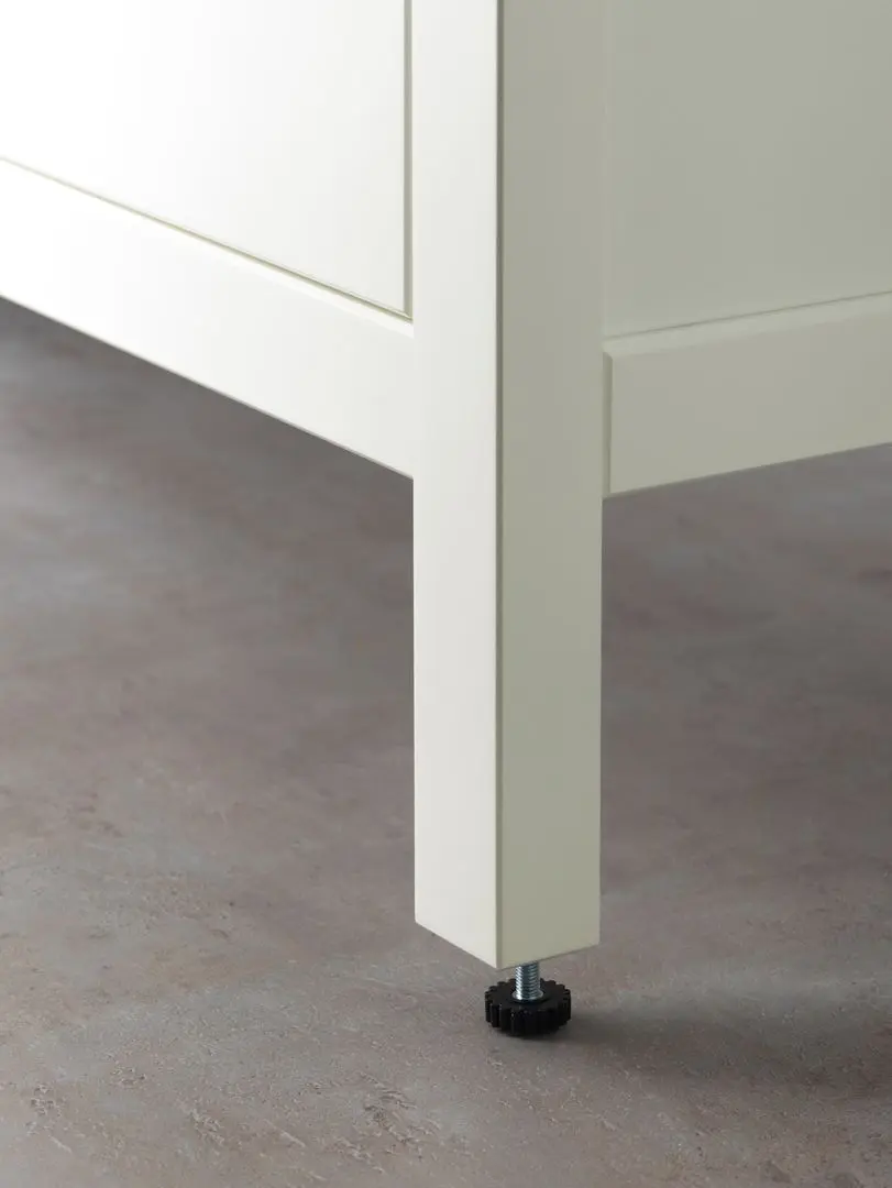 Набор тумбы с раковиной Ikea Hemnes/Rutsjon с ящиками 82x49x95 (Белый/Латунь) - 4