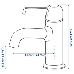 Набор тумбы с раковиной Ikea Hemnes/Tornviken 82x48x90 (Белый) Thumb