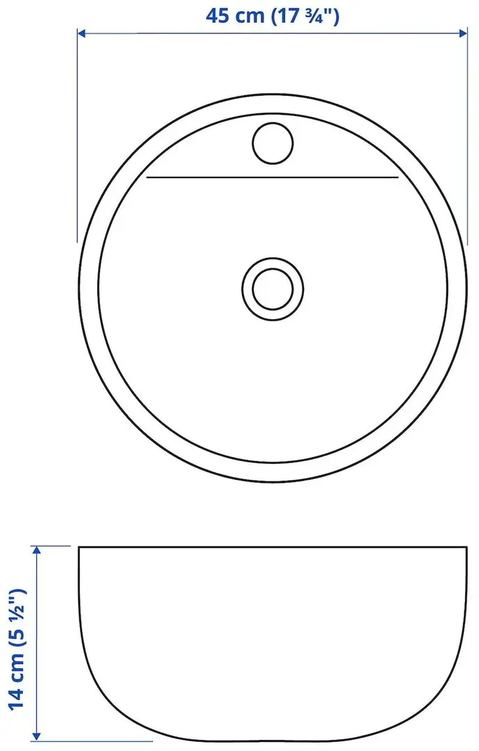 Набор тумбы с раковиной Ikea Hemnes/Tornviken с ящиком 82x48x90 (Белый) - 10