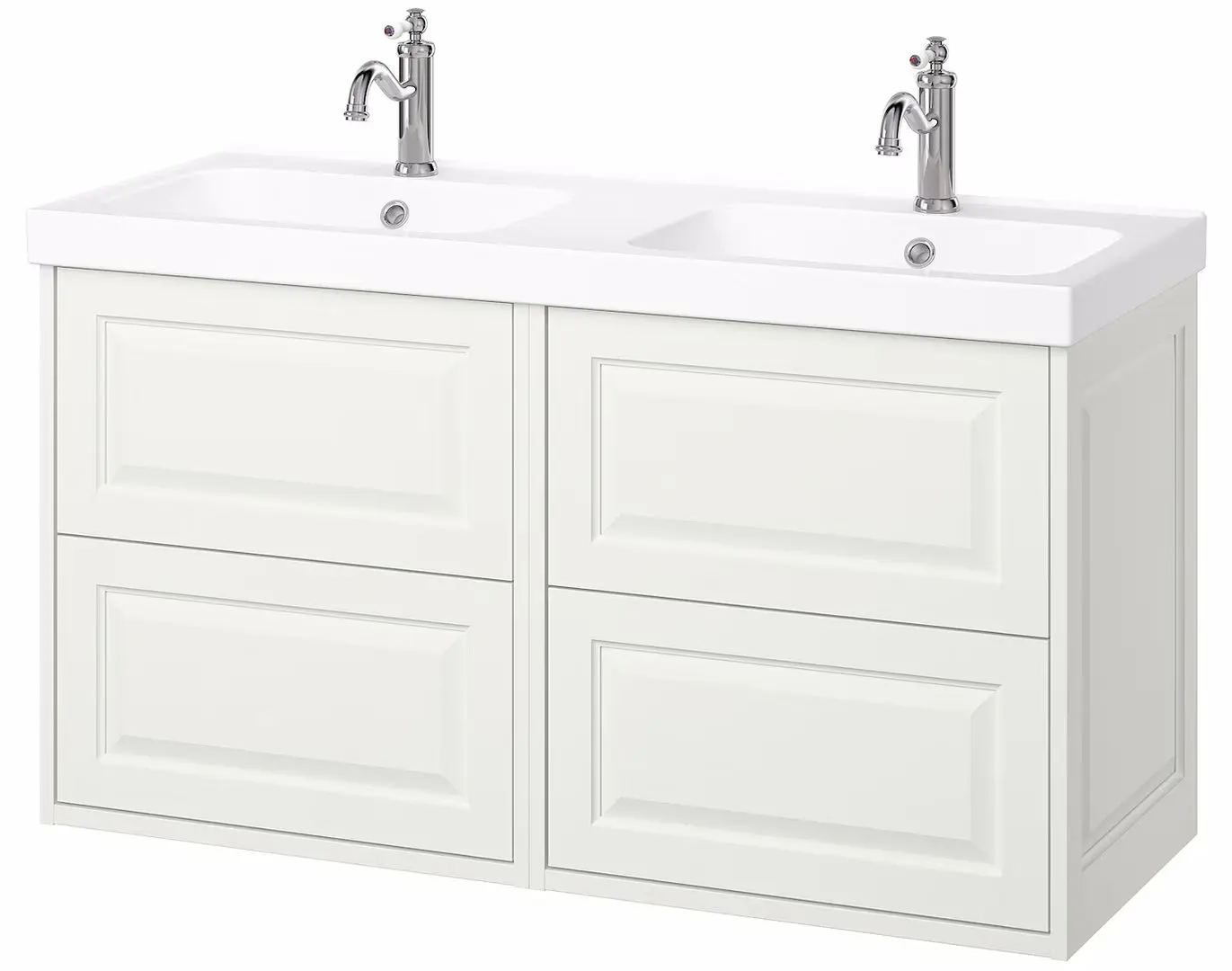 Set tumba cu lavoar Ikea Tannforsen/Orrsjon 122x49x74 (Alb) - 2