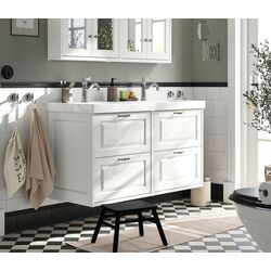 Набор тумбы с раковиной Ikea Tannforsen/Orrsjon 122x49x74 (Белый)