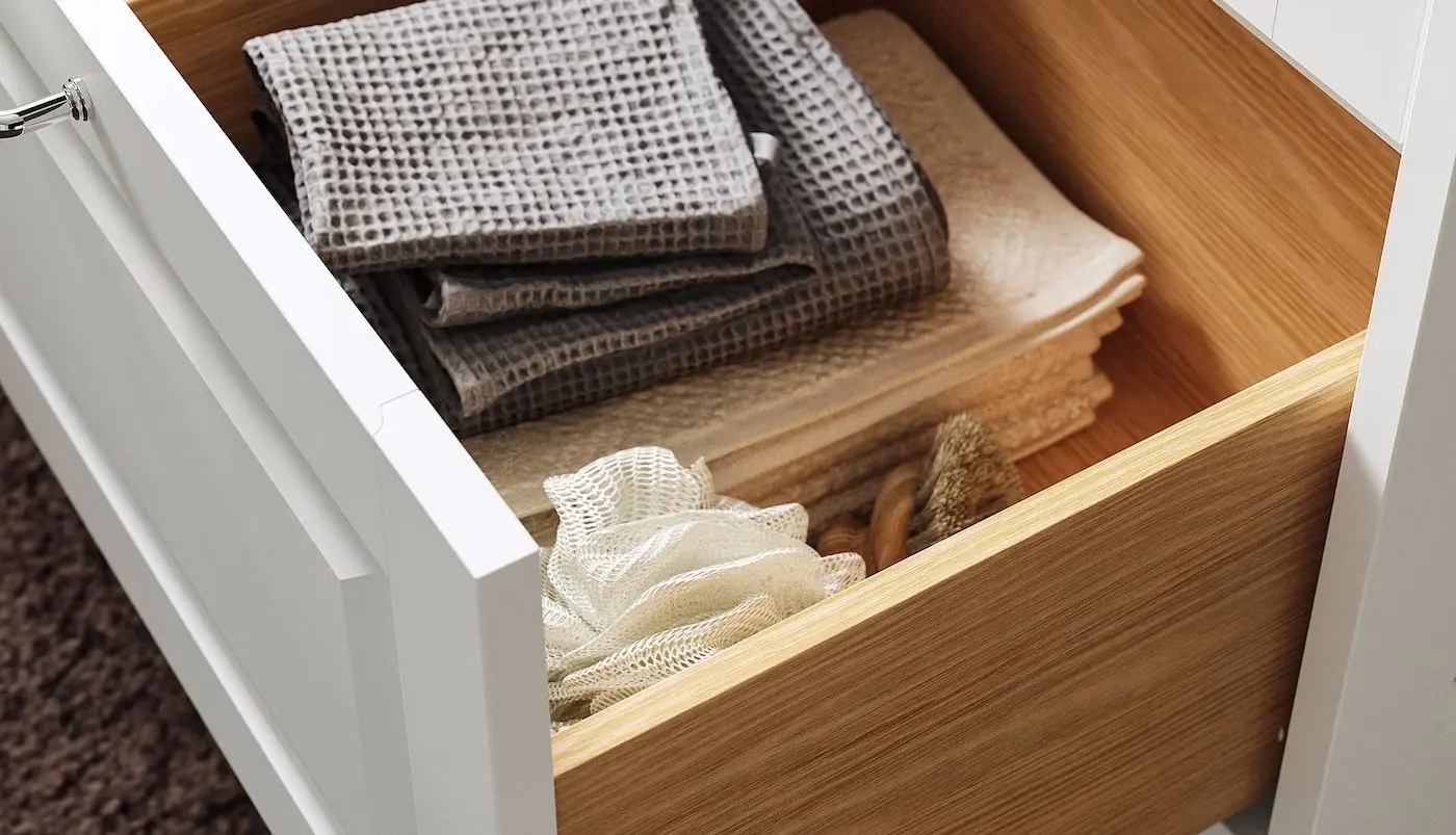 Set tumba cu lavoar Ikea Tannforsen/Orrsjon 122x49x74 (Alb) - 6