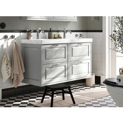 Набор тумбы с раковиной Ikea Tannforsen/Orrsjon 122x49x74 (Серый)