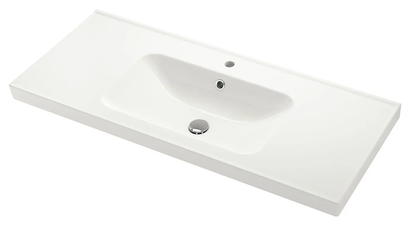 Набор тумбы с раковиной Ikea Tannforsen/Orrsjon с ящиками 122x49x69 (Серый) - 4