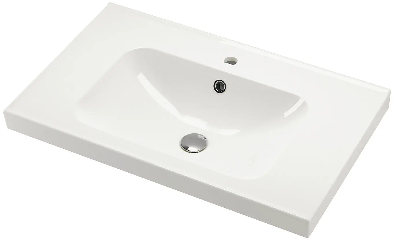 Набор тумбы с раковиной Ikea Tannforsen/Orrsjon с ящиками 82x49x69 (Белый) - 5