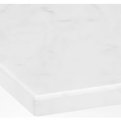 Набор тумбы с раковиной Ikea Tannforsen/Rutsjon с дверцами 82x49x76 (Серый/Имитация Белого Мрамора) Thumb