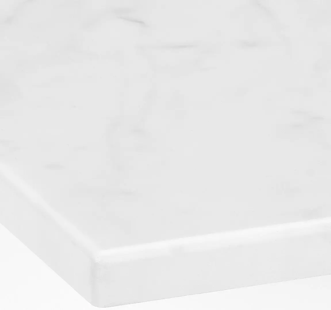 Набор тумбы с раковиной Ikea Tannforsen/Rutsjon с ящиками 62x49x76 (Белый/Имитация Белого Мрамора) - 4