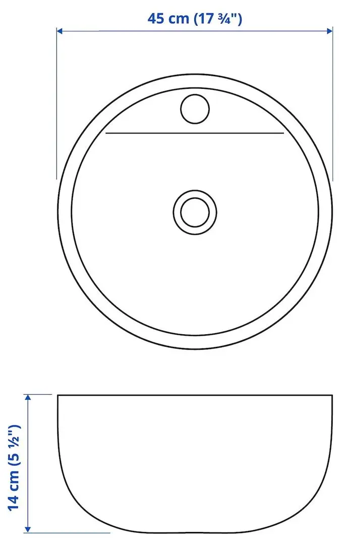 Набор тумбы с раковиной Ikea Tannforsen/Tornviken с ящиками 62x49x79 (Серый/Имитация Белого Мрамора) - 9