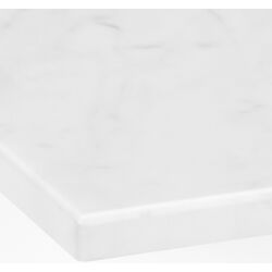 Набор тумбы с раковиной Ikea Tannforsen/Tornviken с ящиками 82x49x79 (Белый/Имитация Белого Мрамора) Thumb