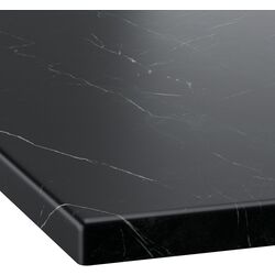 Набор тумбы с раковиной Ikea Tannforsen/Tornviken с ящиками 82x49x79 (Белый/Имитация Черного Мрамора) Thumb