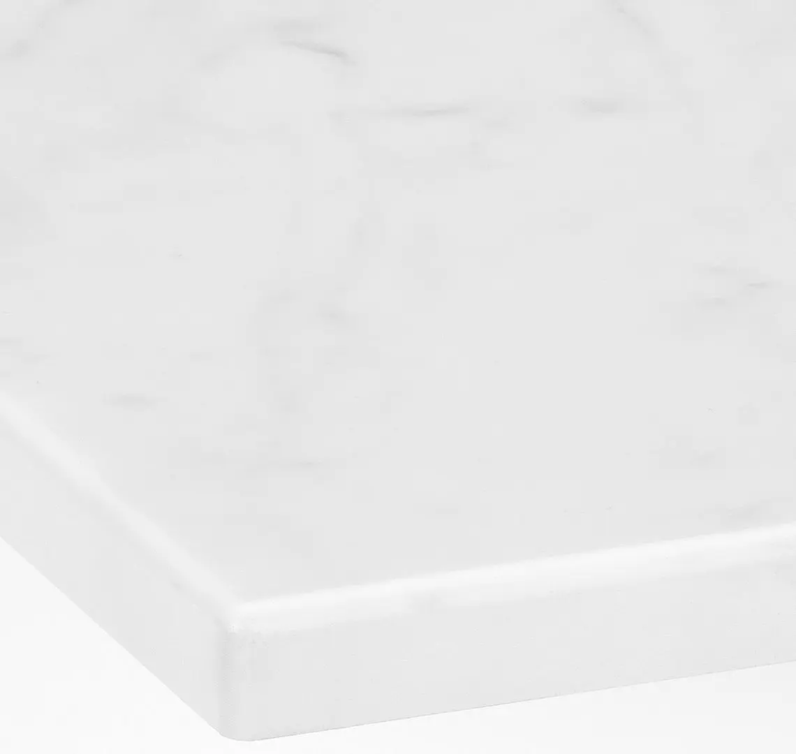 Набор тумбы с раковиной Ikea Tannforsen/Tornviken с ящиками 82x49x79 (Серый/Имитация Белого Мрамора) - 3