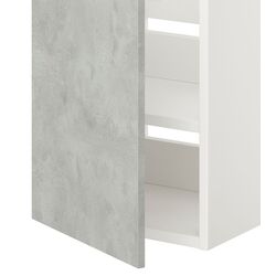 Шкаф под умывальник Ikea Enhet 1 дверца 40x42x60 (Белый/Под Бетон) Thumb