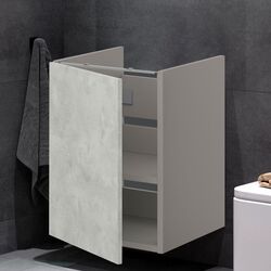 Шкаф под умывальник Ikea Enhet 1 дверца 40x42x60 (Серый/Под Бетон)