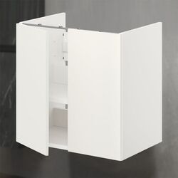 Шкаф под умывальник Ikea Enhet 2 двери 60x42x60 (Белый)