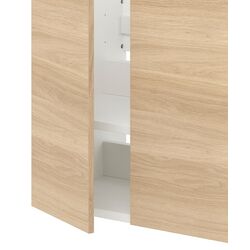 Шкаф под умывальник Ikea Enhet 2 двери 60x42x60 (Белый/Под Дуб) Thumb