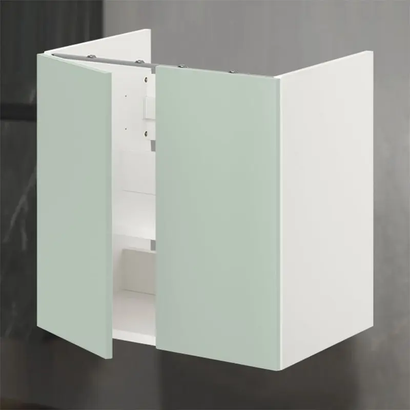 Dulap sub lavoar Ikea Enhet 2 usi 60x42x60 (Alb/Gri-Verde Deschis)