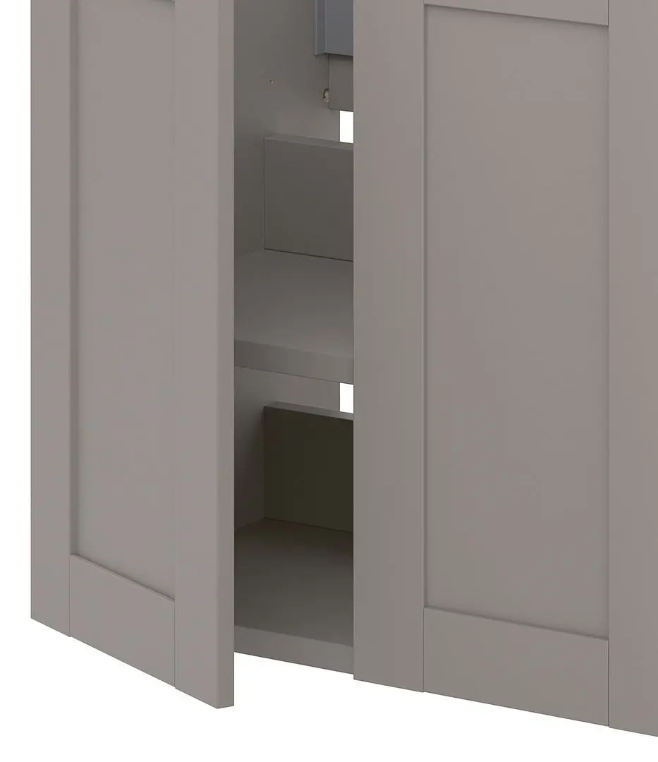 Шкаф под умывальник Ikea Enhet 2 двери 60x42x60 (Серый) - 3