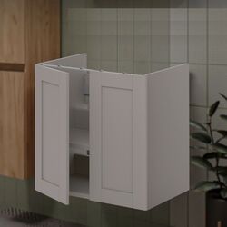 Шкаф под умывальник Ikea Enhet 2 двери 60x42x60 (Серый)