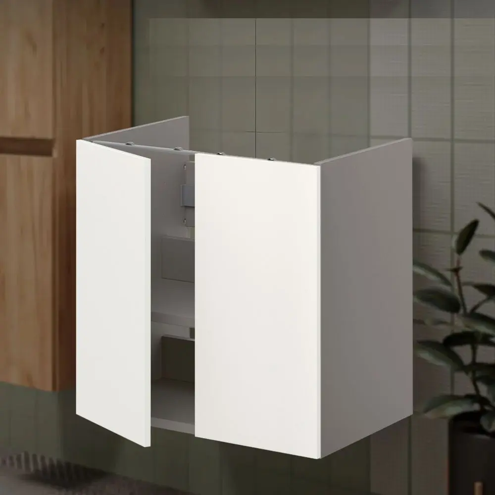 Шкаф под умывальник Ikea Enhet 2 двери 60x42x60 (Серый/Белый)