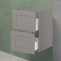 Шкаф под умывальник Ikea Enhet 2 ящика 40x42x60 (Серый)