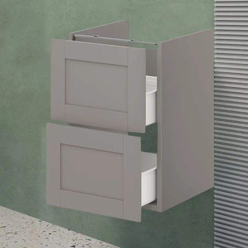 Шкаф под умывальник Ikea Enhet 2 ящика 40x42x60 (Серый)