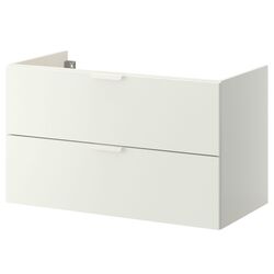 Шкаф под умывальник Ikea Godmorgon 2 ящика 100x47x58 (Белый)