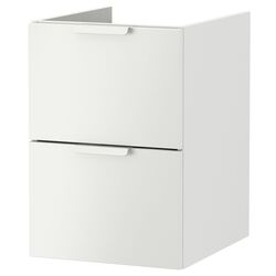 Шкаф под умывальник Ikea Godmorgon 2 ящика 40x47x58 (Белый) Thumb