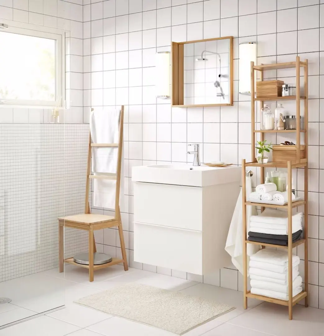 Шкаф под умывальник Ikea Godmorgon 2 ящика 60x47x58 (Глянцевый Белый) - 4