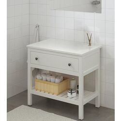 Шкаф под умывальник Ikea Hemnes 82x48x76 (Белый)