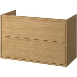 Тумба под умывальник Ikea Angsjon с ящиками 100x48x63 (Имитация Дуба) Thumb