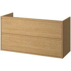 Тумба под умывальник Ikea Angsjon с ящиками 120x48x63 (Имитация Дуба) Thumb