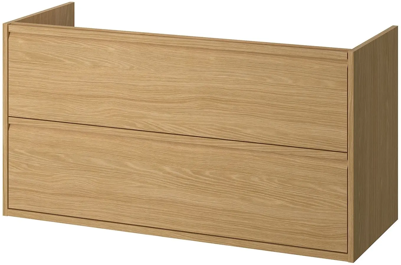 Тумба под умывальник Ikea Angsjon с ящиками 120x48x63 (Имитация Дуба) - 2