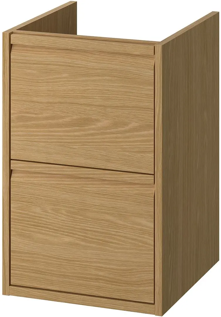 Тумба под умывальник Ikea Angsjon с ящиками 40x48x63 (Имитация Дуба) - 2
