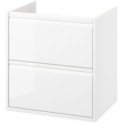 Тумба под умывальник Ikea Angsjon с ящиками 60x48x63 (Глянцевый Белый) Thumb