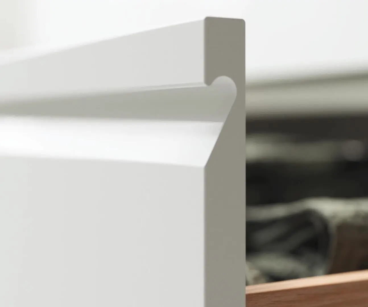 Тумба под умывальник Ikea Angsjon с ящиками 60x48x63 (Глянцевый Белый) - 4