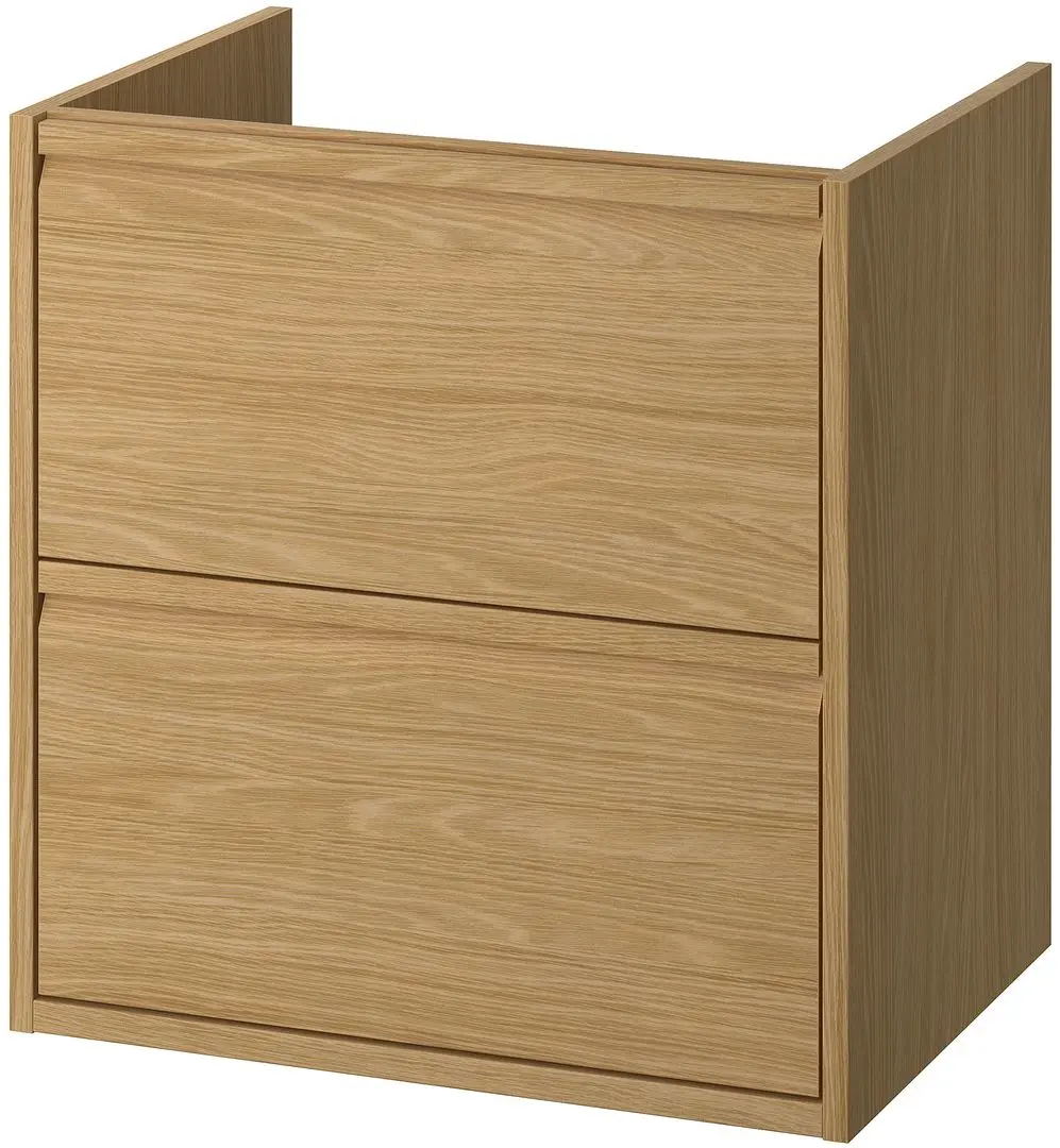 Тумба под умывальник Ikea Angsjon с ящиками 60x48x63 (Имитация Дуба) - 2