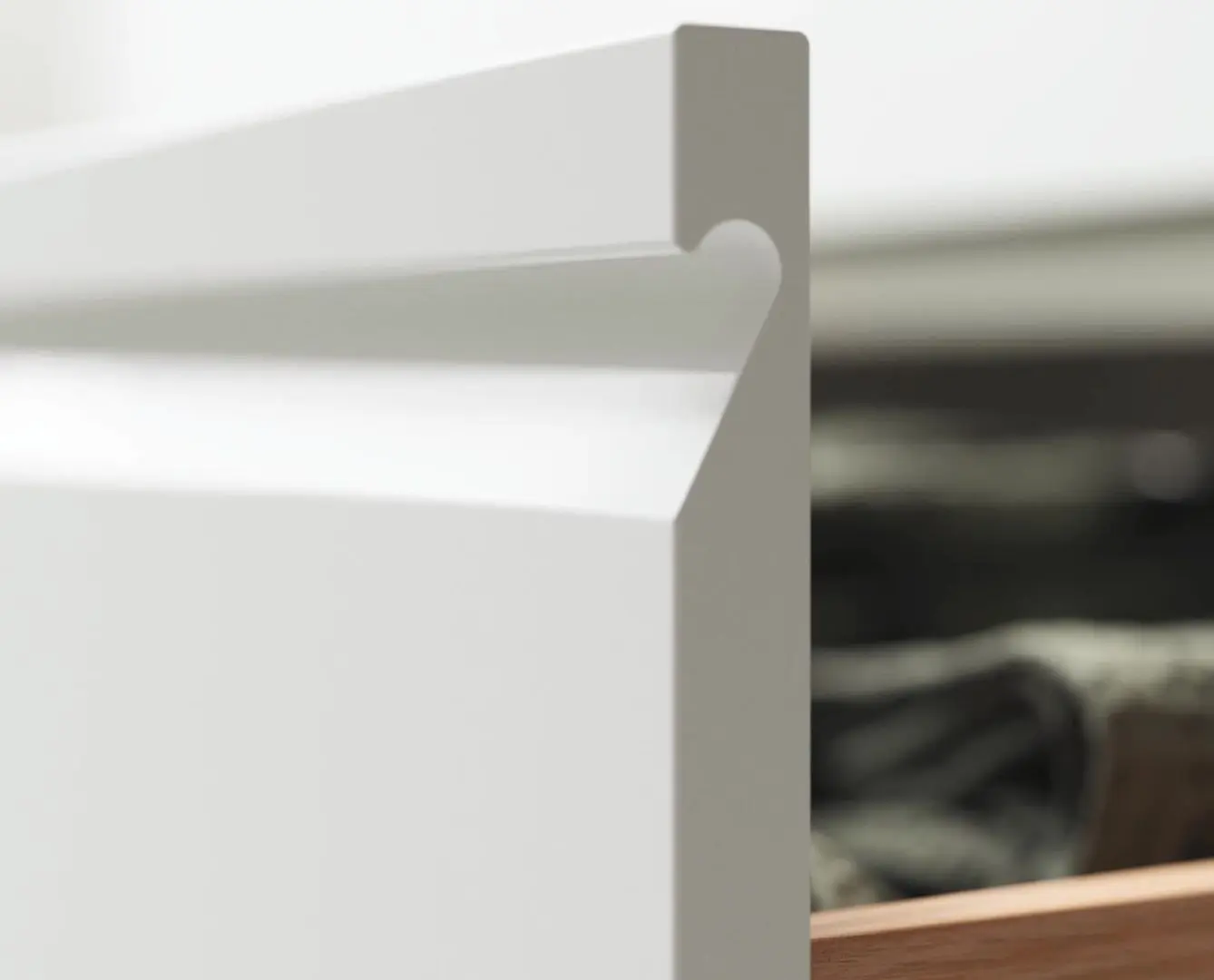 Тумба под умывальник Ikea Angsjon с ящиками 80x48x63 (Глянцевый Белый) - 3