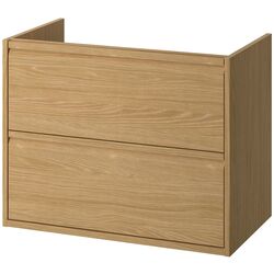 Тумба под умывальник Ikea Angsjon с ящиками 80x48x63 (Имитация Дуба) Thumb