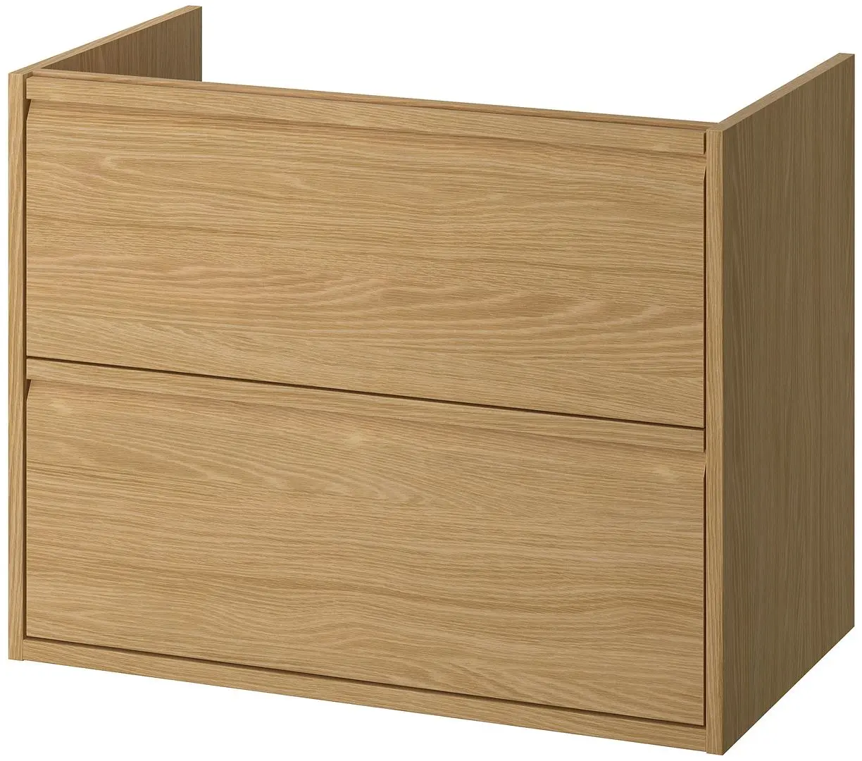 Тумба под умывальник Ikea Angsjon с ящиками 80x48x63 (Имитация Дуба) - 2