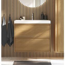 Тумба под умывальник Ikea Angsjon с ящиками 80x48x63 (Имитация Дуба)