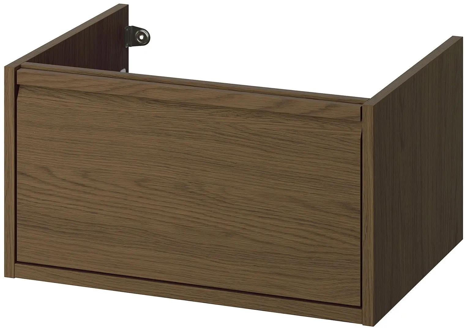Тумба под умывальник Ikea Angsjon с ящиком 60x48x33 (Имитация Коричневого Дуба) - 2