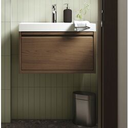 Тумба под умывальник Ikea Angsjon с ящиком 60x48x33 (Имитация Коричневого Дуба)