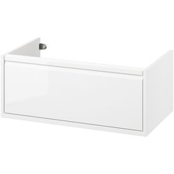 Тумба под умывальник Ikea Angsjon с ящиком 80x48x33 (Глянцевый Белый) Thumb