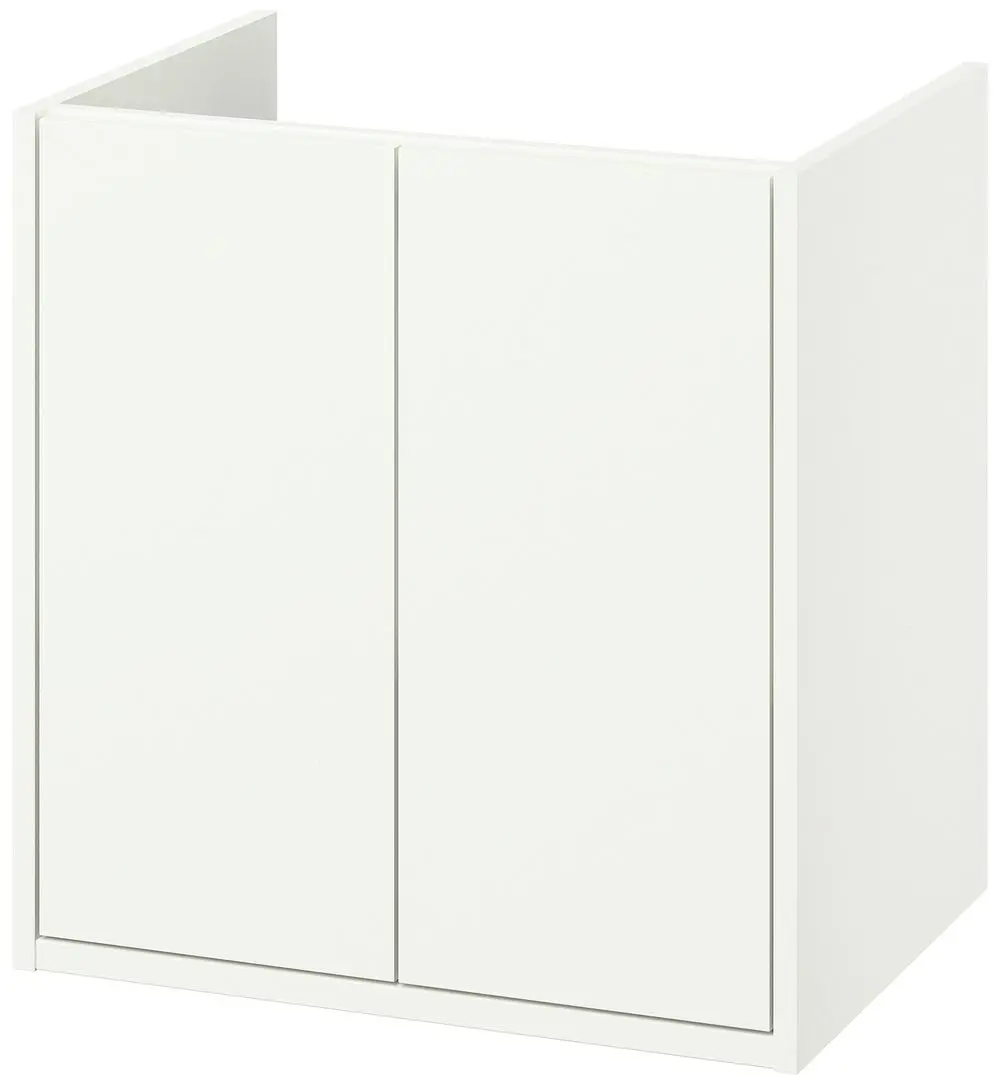 Тумба под умывальник Ikea Havback с дверцами 60x48x63 (Белый) - 2