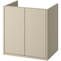 Тумба под умывальник Ikea Havback с дверцами 60x48x63 (Бежевый) Thumb