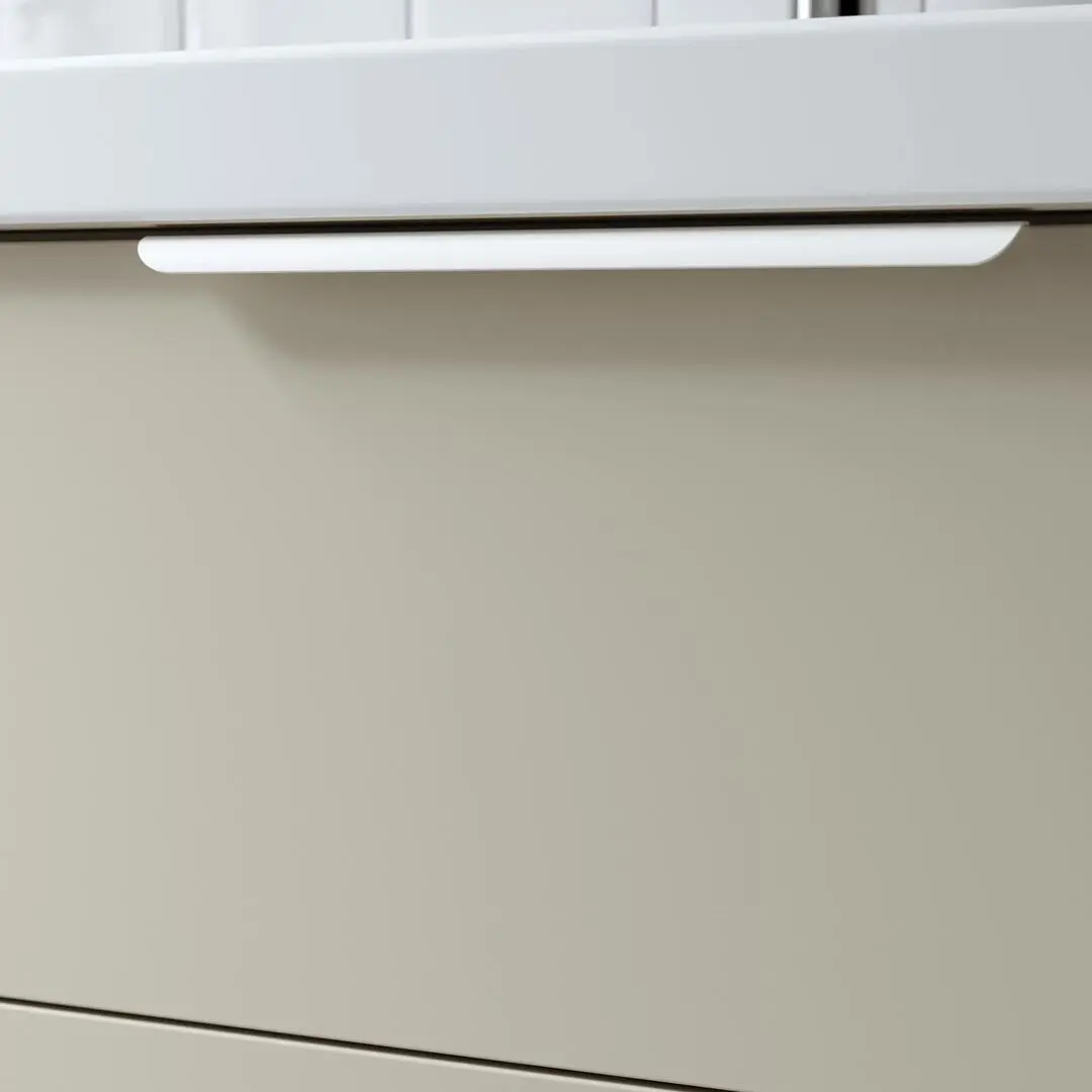 Тумба под умывальник Ikea Havback с дверцами 60x48x63 (Бежевый) - 3