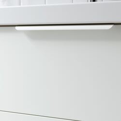 Тумба под умывальник Ikea Havback с дверцами 80x48x63 (Белый) Thumb