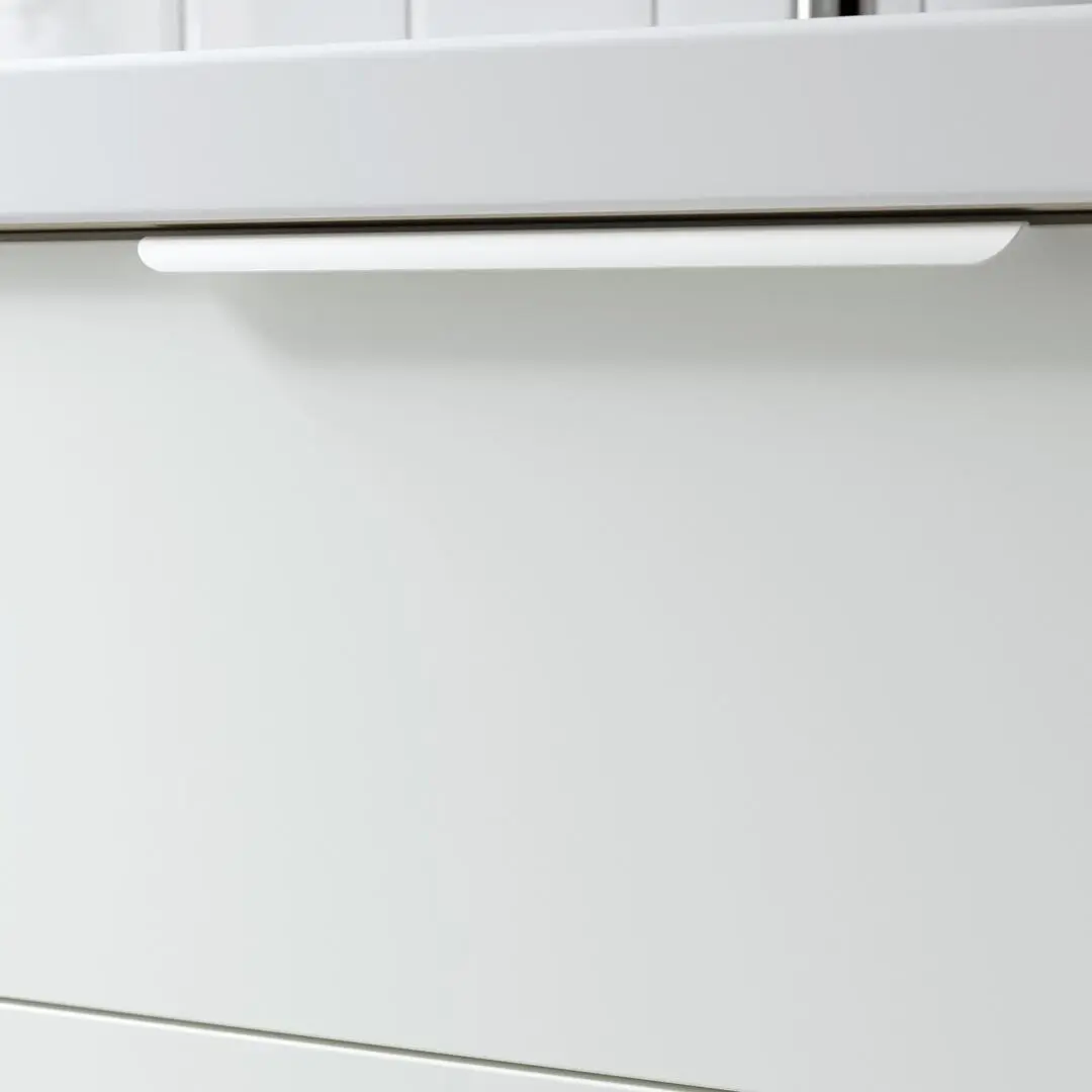 Тумба под умывальник Ikea Havback с дверцами 80x48x63 (Белый) - 3