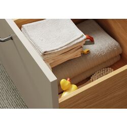 Тумба под умывальник Ikea Havback с ящиками 100x48x63 (Бежевый) Thumb