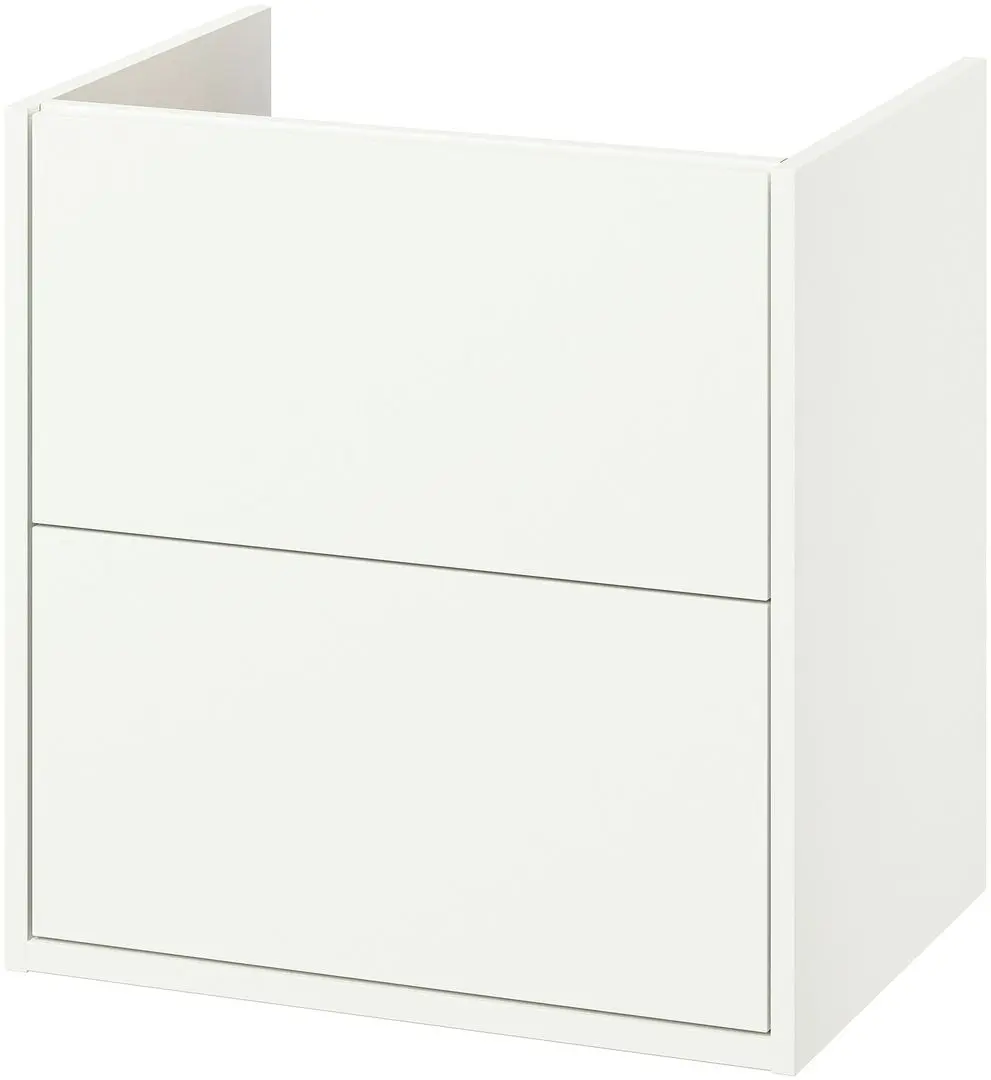Тумба под умывальник Ikea Havback с ящиками 60x48x63 (Белый) - 2